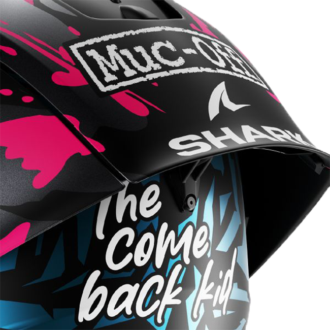 Shark Aeron GP Capacete FIM 1 Racing Scott Redding Replica 2025 
