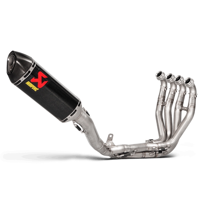 Linha de Evolução Akrapovic (Titânio) Kawasaki ZX-10R/RR (16-20) S-K10E9-ZC 