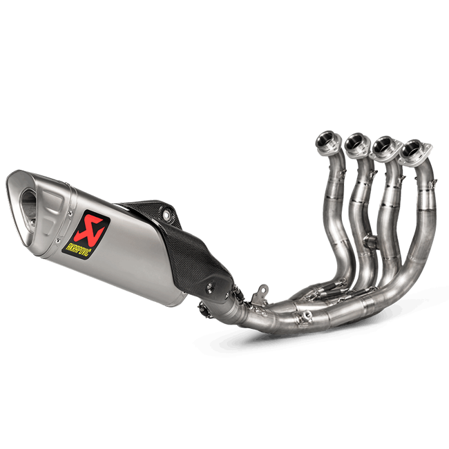 Linha de Evolução Akrapovic (Titânio) Yamaha YZF-R1/M (15-25) S-Y10E6-APLT 