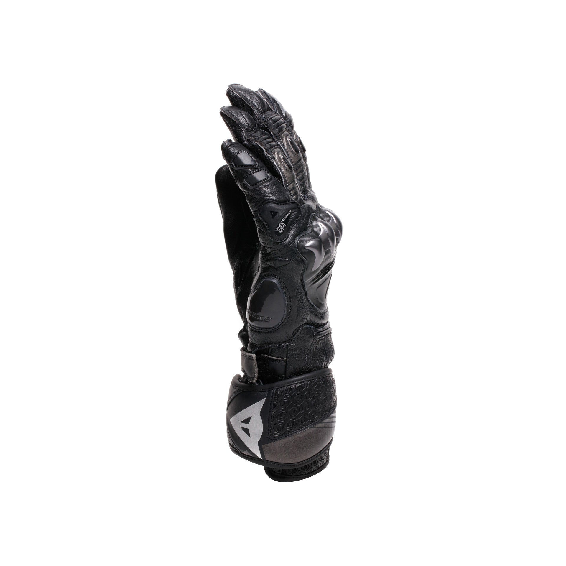 Luvas de couro de corrida Dainese Fiero para motocicleta | Homens | Preto | 201810002560400 