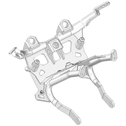 Suporte de instrumentos em alumínio "SBK" Ducati Panigale V4/S/R (18-24) Pierobon 