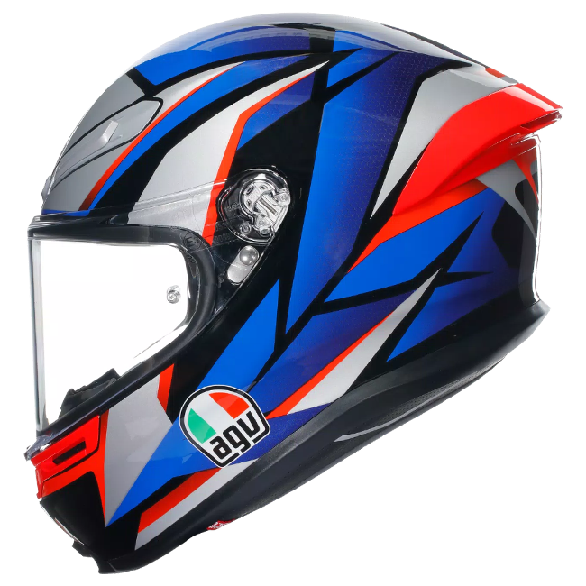 AGV K6 S Capacete Slashcut Preto/Azul/Vermelho | 2118395001015 