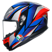 AGV K6 S Capacete Slashcut Preto/Azul/Vermelho | 2118395001015 