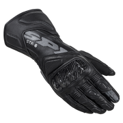 Spidi STR-6 Racing Luvas de Couro para Motocicleta | Masculino | Preto | A221026 