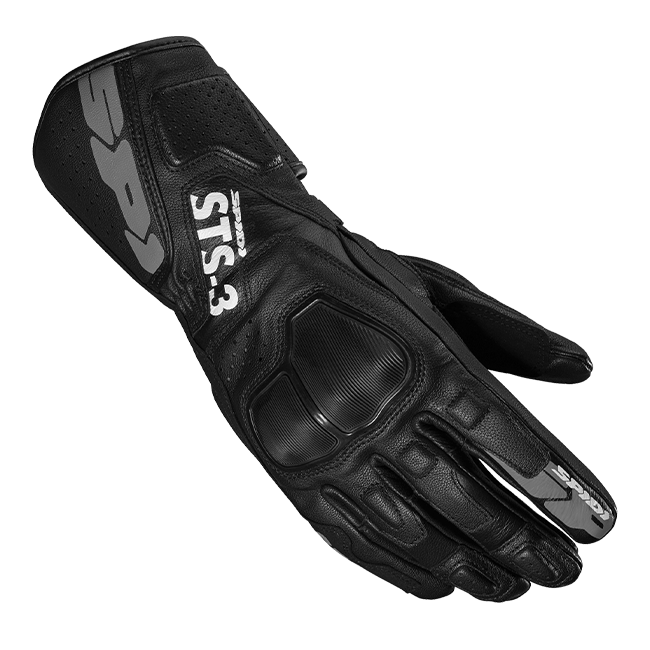 Spidi STS-3 Sport Luvas de pele para motociclo | Mulheres | Preto | A220026 