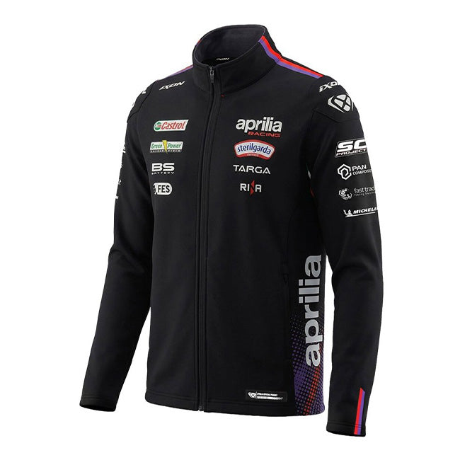 Aprilia Racing Team casaco com fecho Zip em sweat réplica 2026 para homem IXON 
