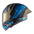 Nexx X.R3R Capacete Swirl Carbono Azul Céu Dourado 01XR323489780 