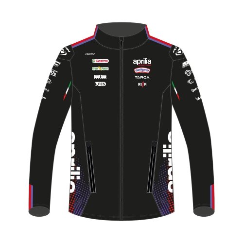 Casaco de fato com fecho (hoodie) tipo réplica do Team Aprilia Racing 2026, infantil, IXON 