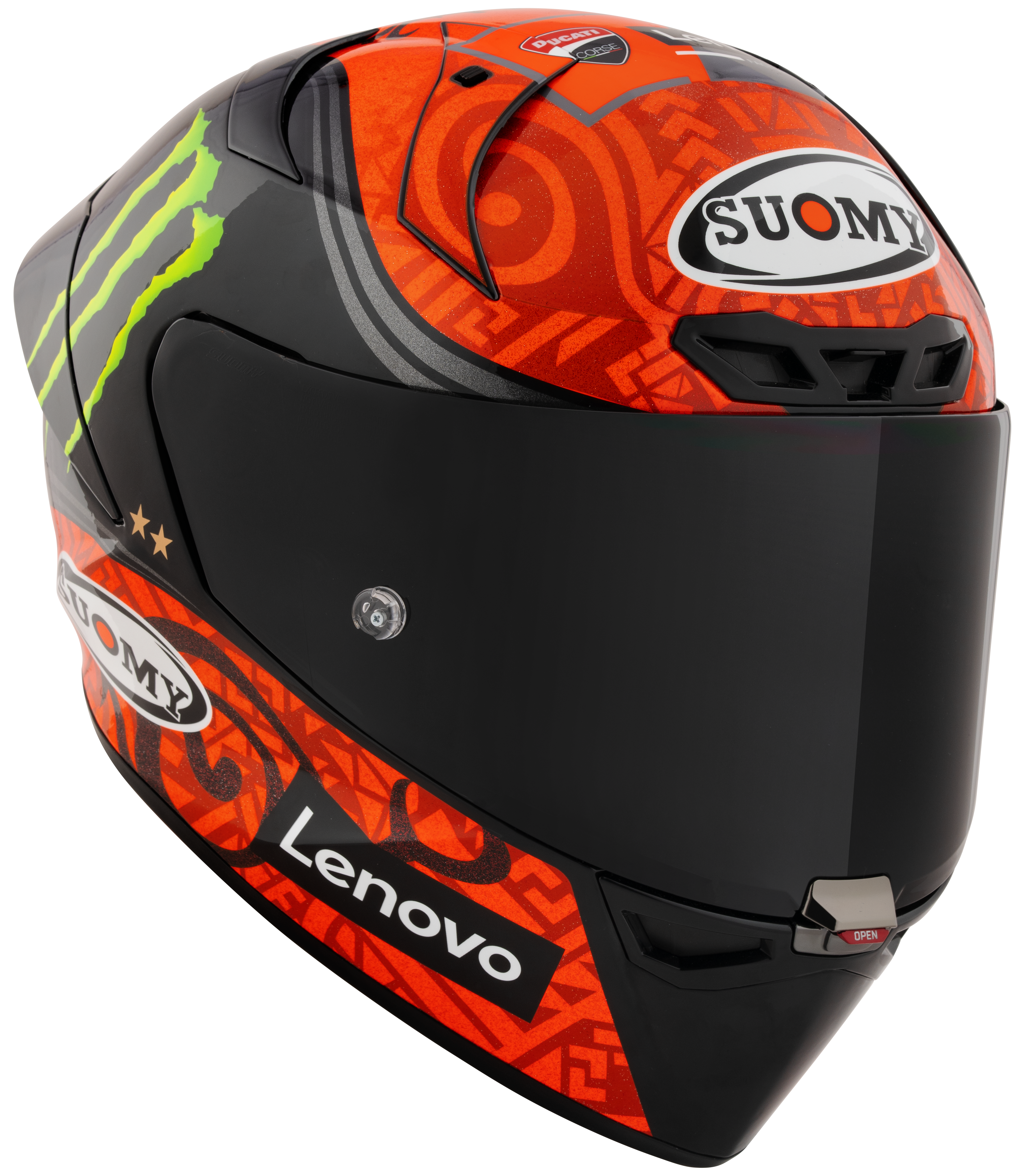 Capacete Suomy S1-XR GP Francesco Pecco Bagnaia Monster Replica 2023 K6SX0001 