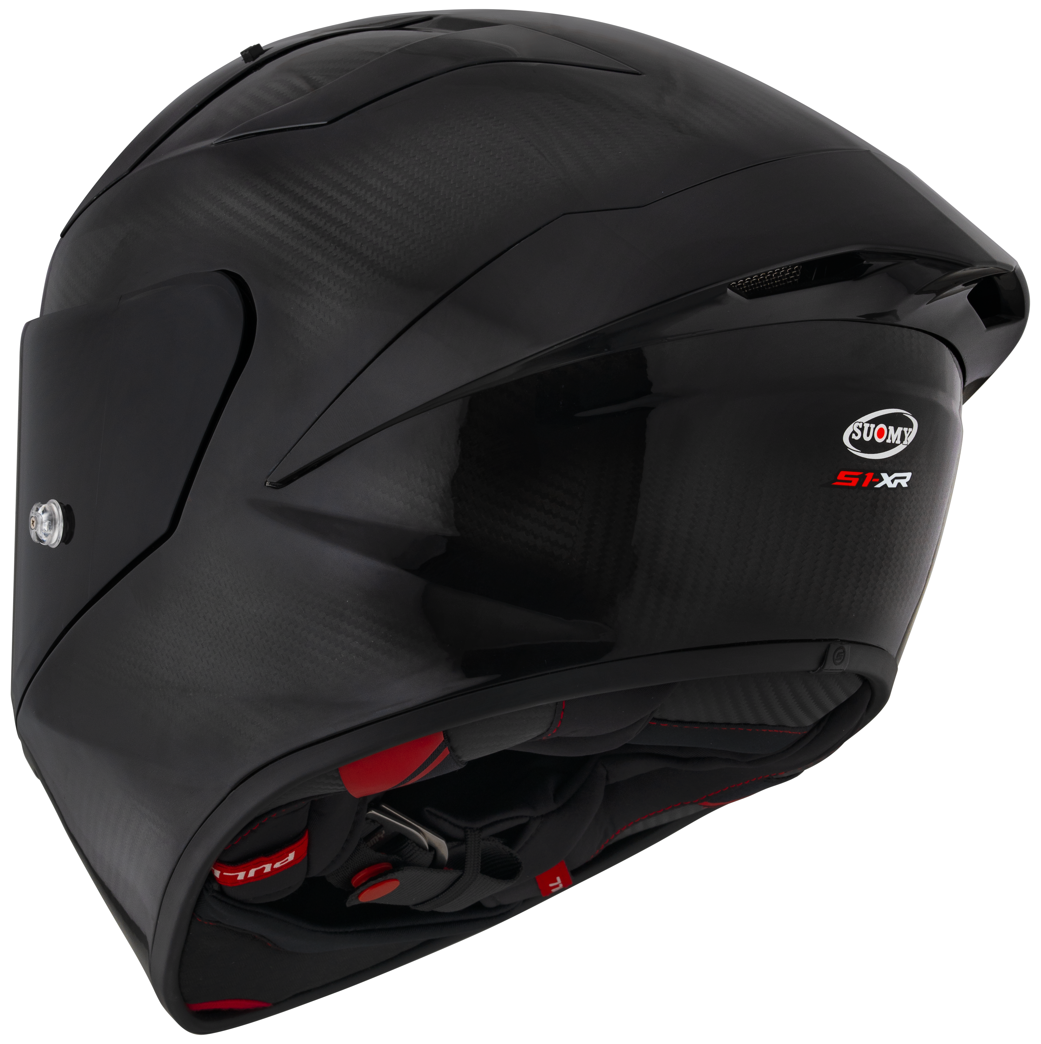 Capacete Suomy S1-XR GP Carbono brilho vista carbono K6SX0004 