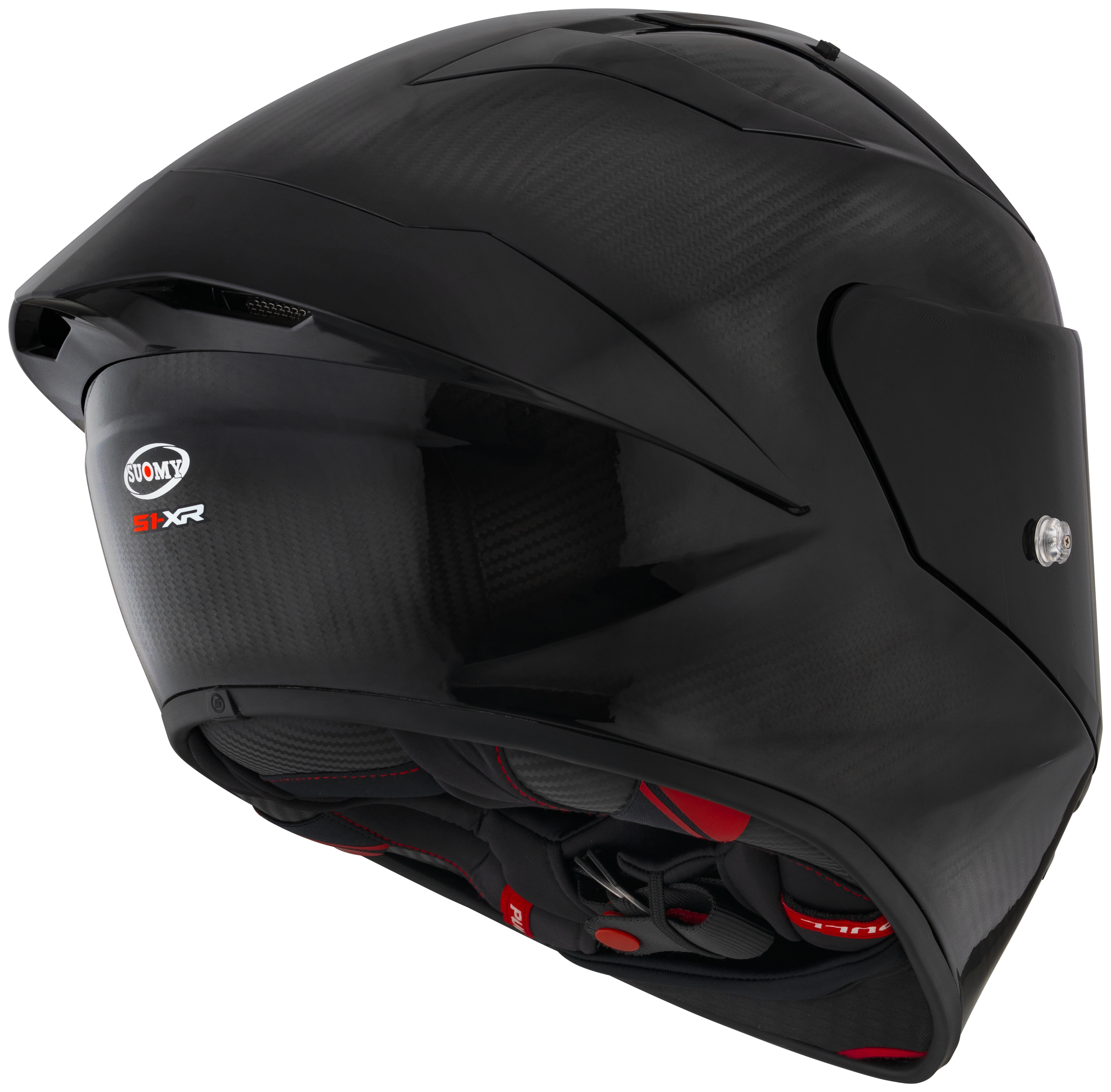 Capacete Suomy S1-XR GP Carbono brilho vista carbono K6SX0004 