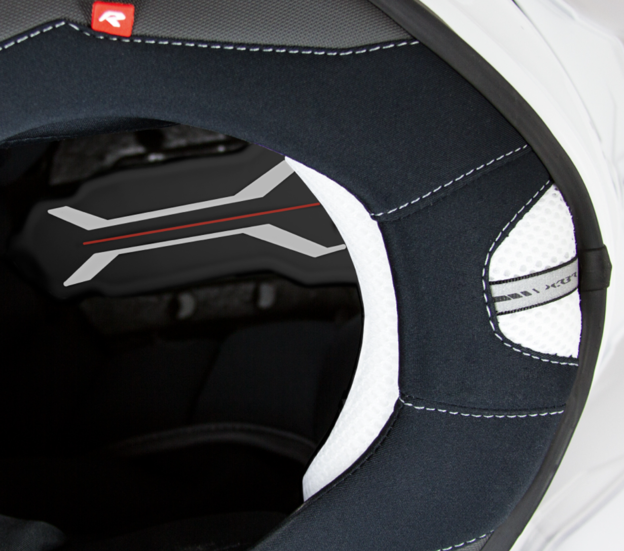 Nexx X.R3R Capacete Swirl Carbono Vermelho Prata 01XR323489023 