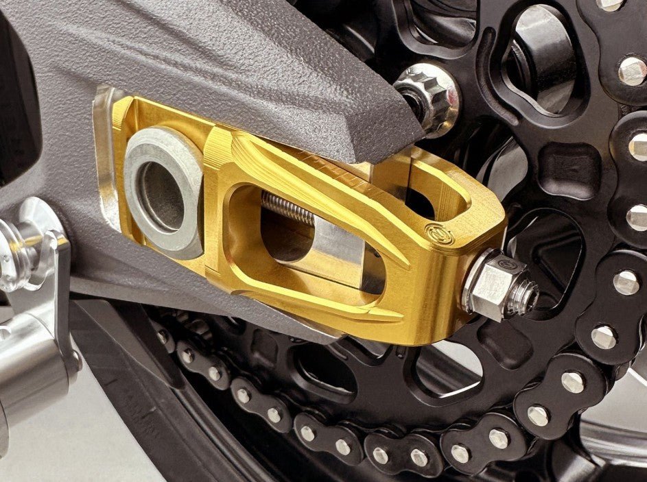 Kit de tensores de corrente com suporte de pinça de travão e Brembo P2-24 64mm X206001 Motocorse Ducati Panigale V4/S (2025) 