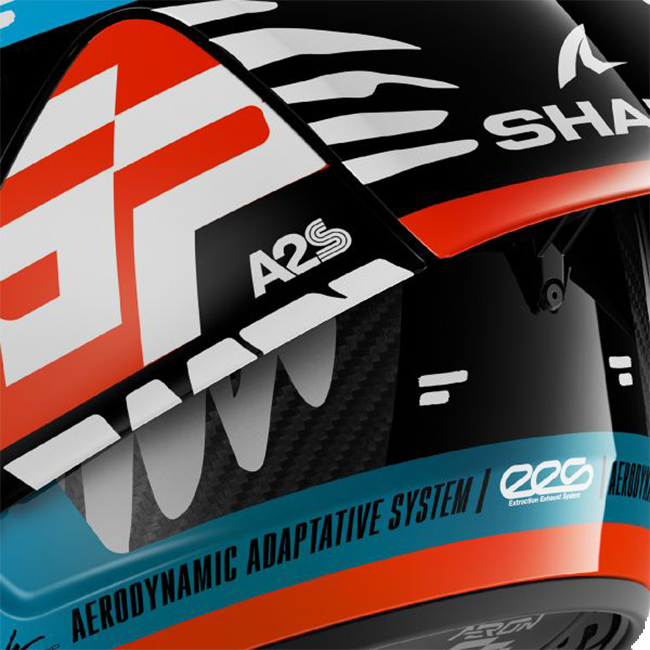 Shark Aeron GP Capacete FIM 2 Racing Speed-Fancy DWB 