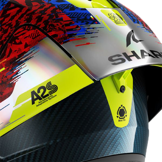 Shark Aeron GP Capacete FIM 2 Racing Speed-Vib DBR 