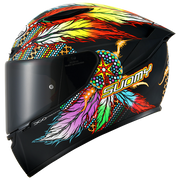 Capacete Suomy Track-1 Chieftain Preto Fosco K6T10014 