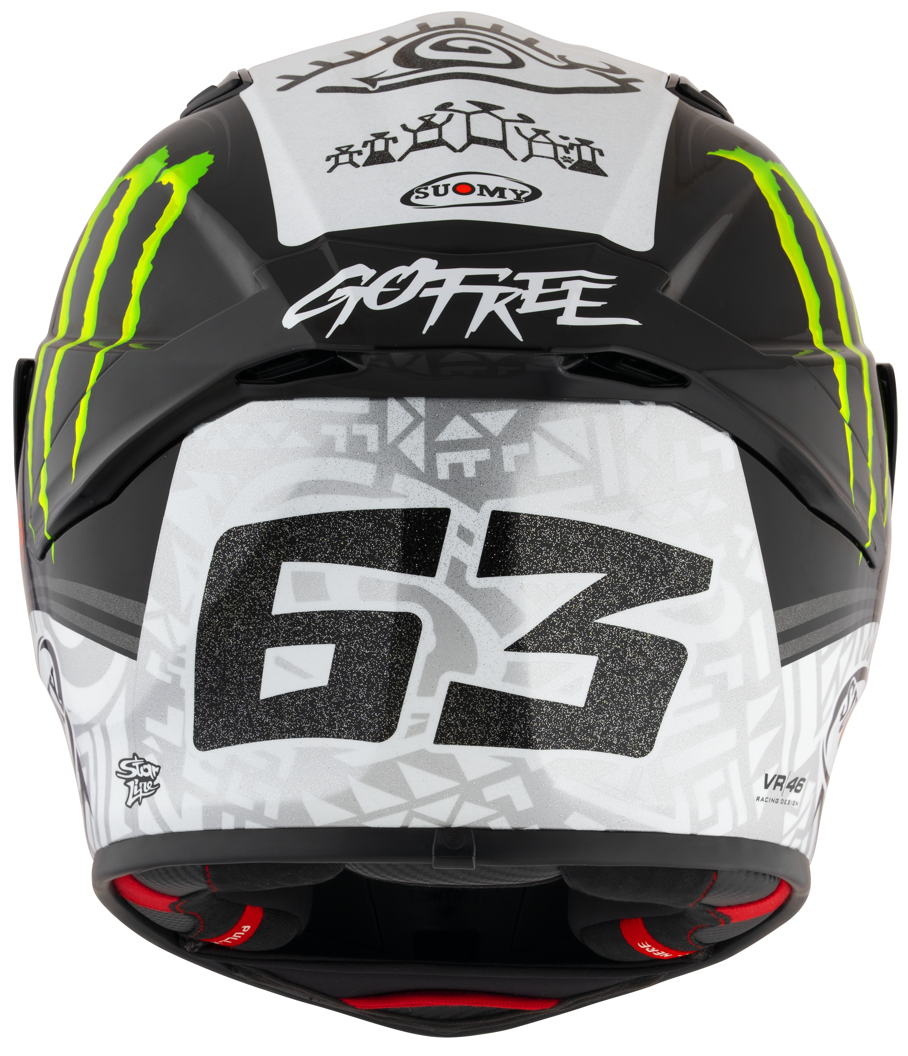 Suomy Track-1 Capacete Francesco Pecco Bagnaia Teste de Inverno 2023 Replica K6T10015 