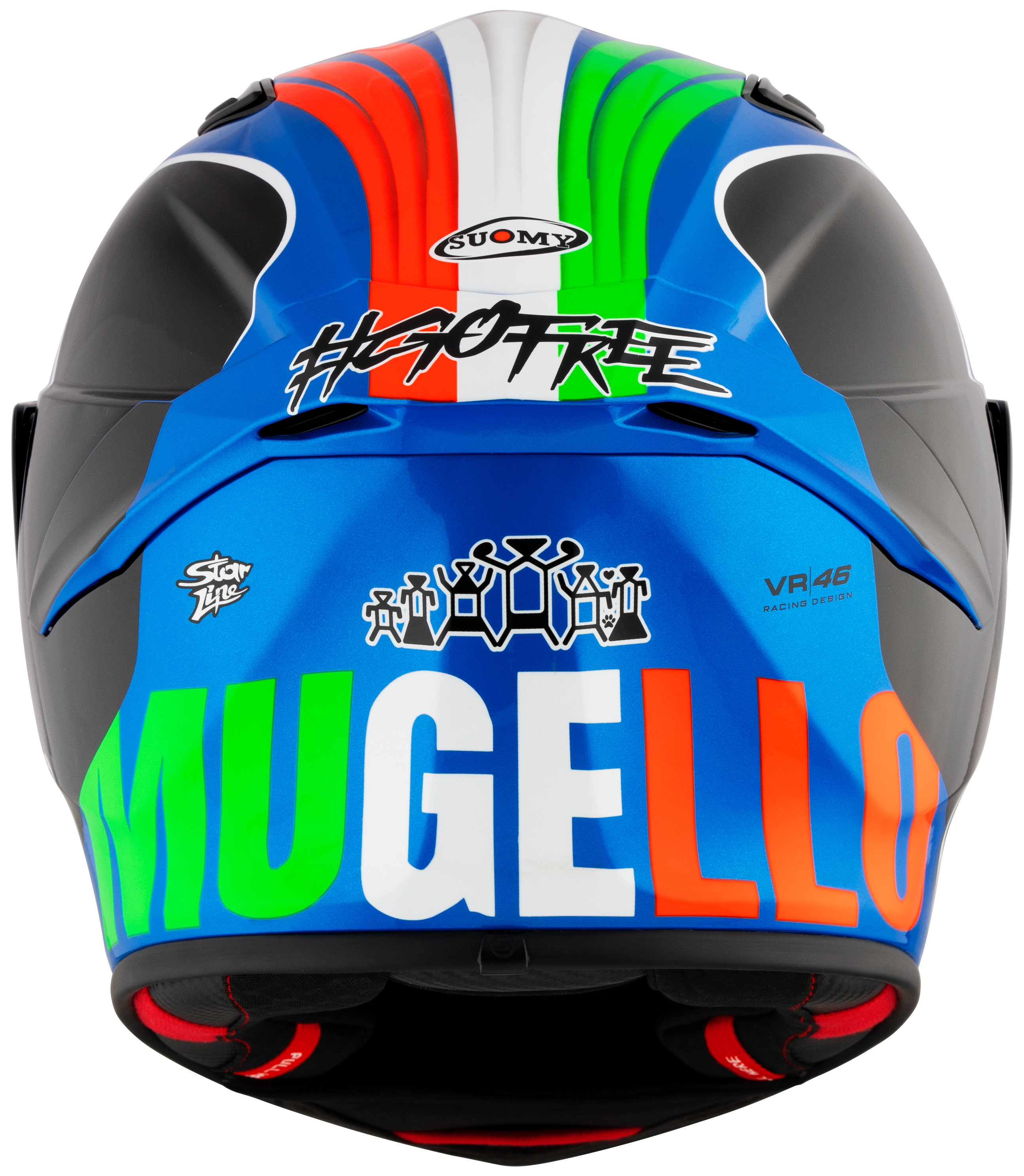 Suomy Track-1 Capacete Francesco Pecco Bagnaia Mugello 2022 Replica K6T10016 