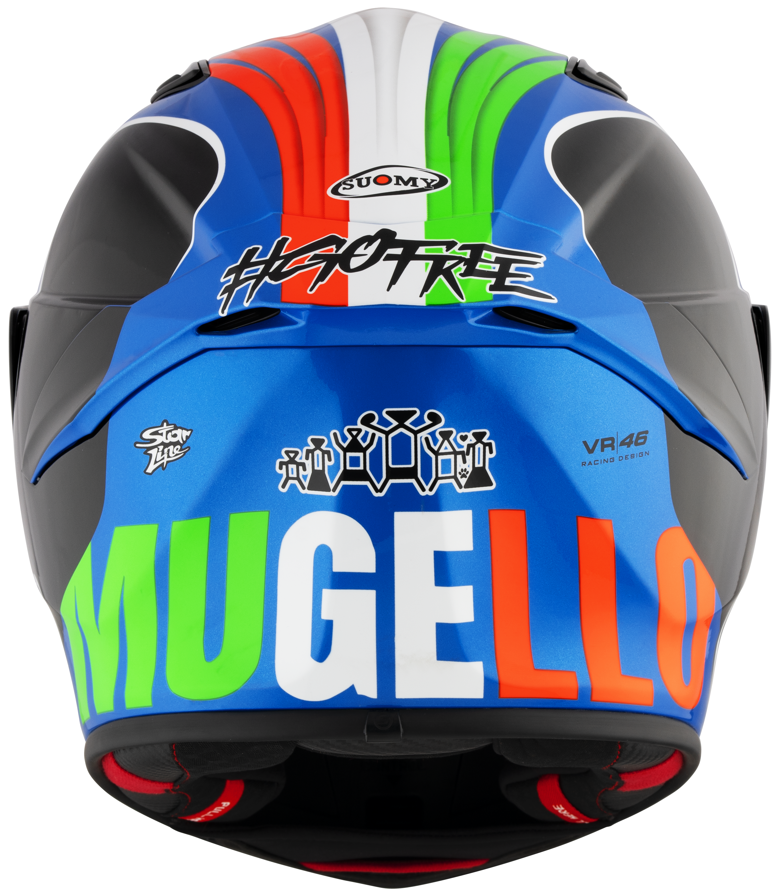 Suomy Track-1 Capacete Francesco Pecco Bagnaia Mugello 2022 Replica K6T10016 