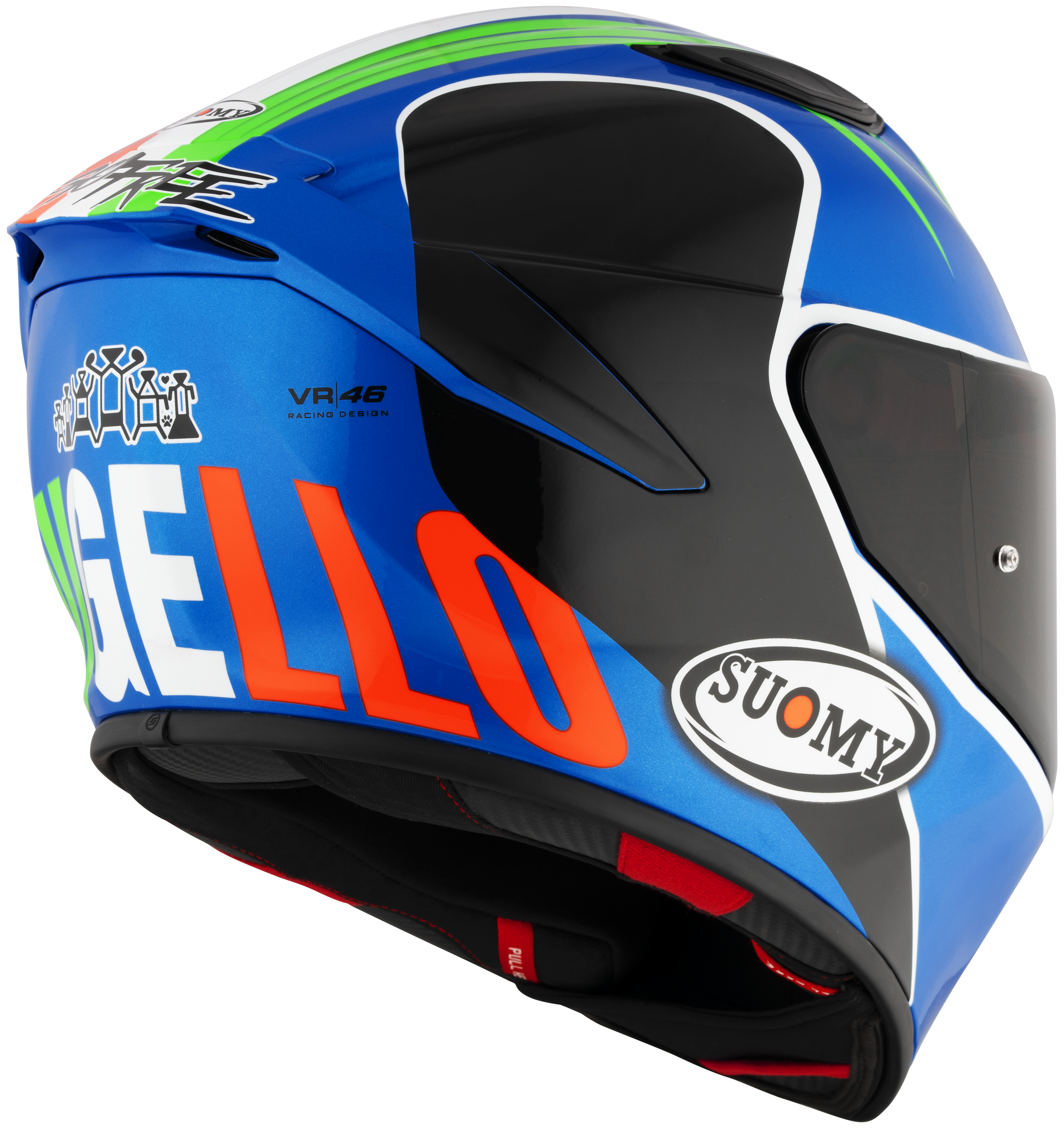 Suomy Track-1 Capacete Francesco Pecco Bagnaia Mugello 2022 Replica K6T10016 