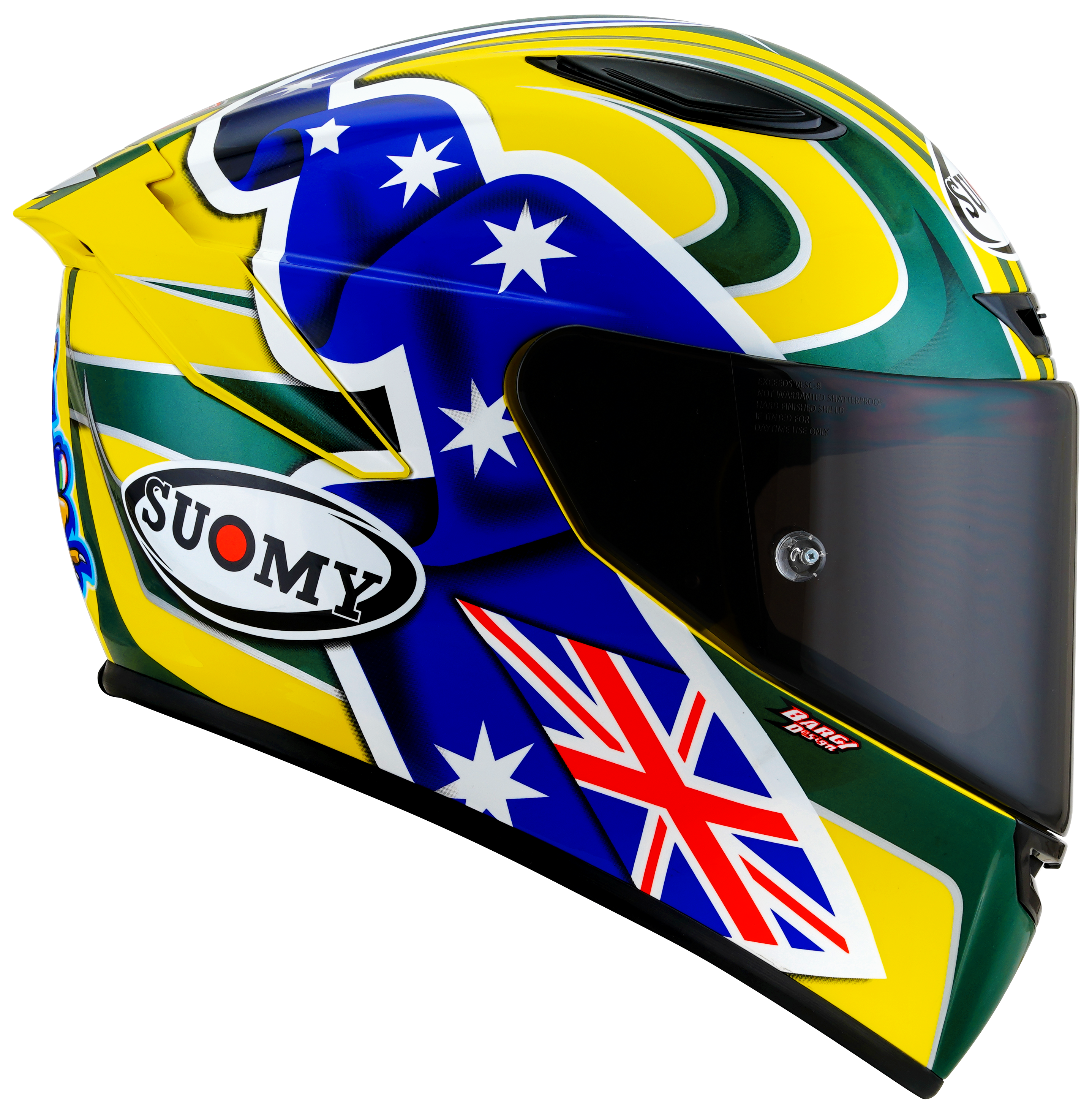 Suomy Track-1 Capacete Troy Bayliss 2005 Réplica K6T10017 