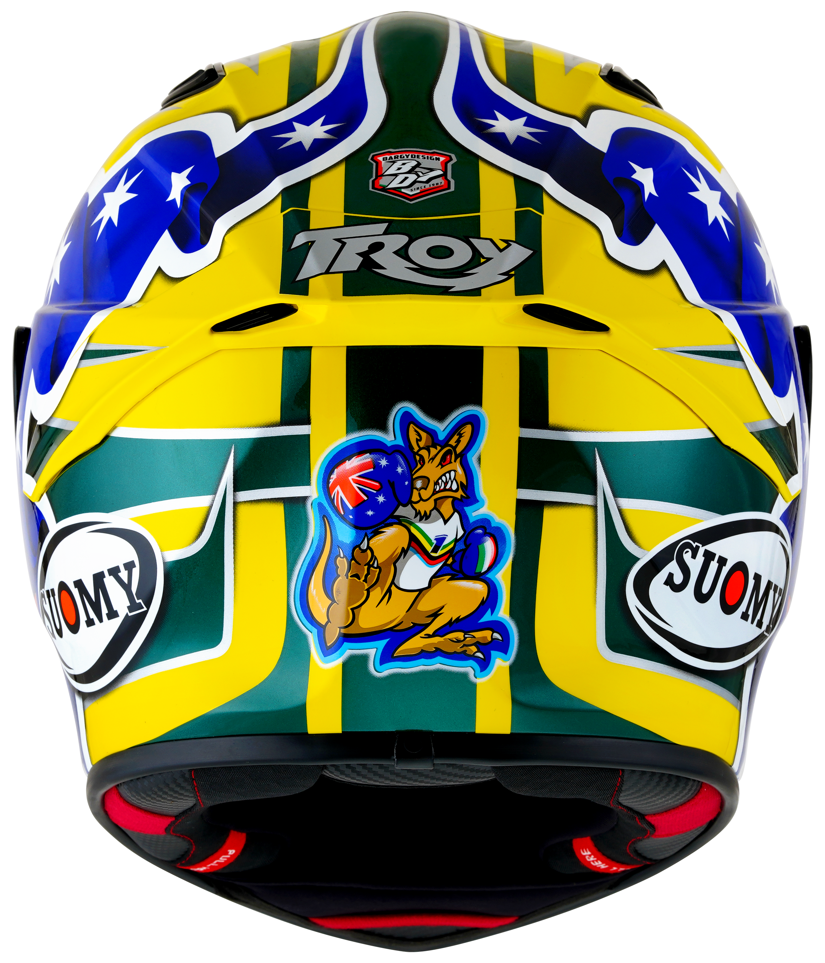 Suomy Track-1 Capacete Troy Bayliss 2005 Réplica K6T10017 