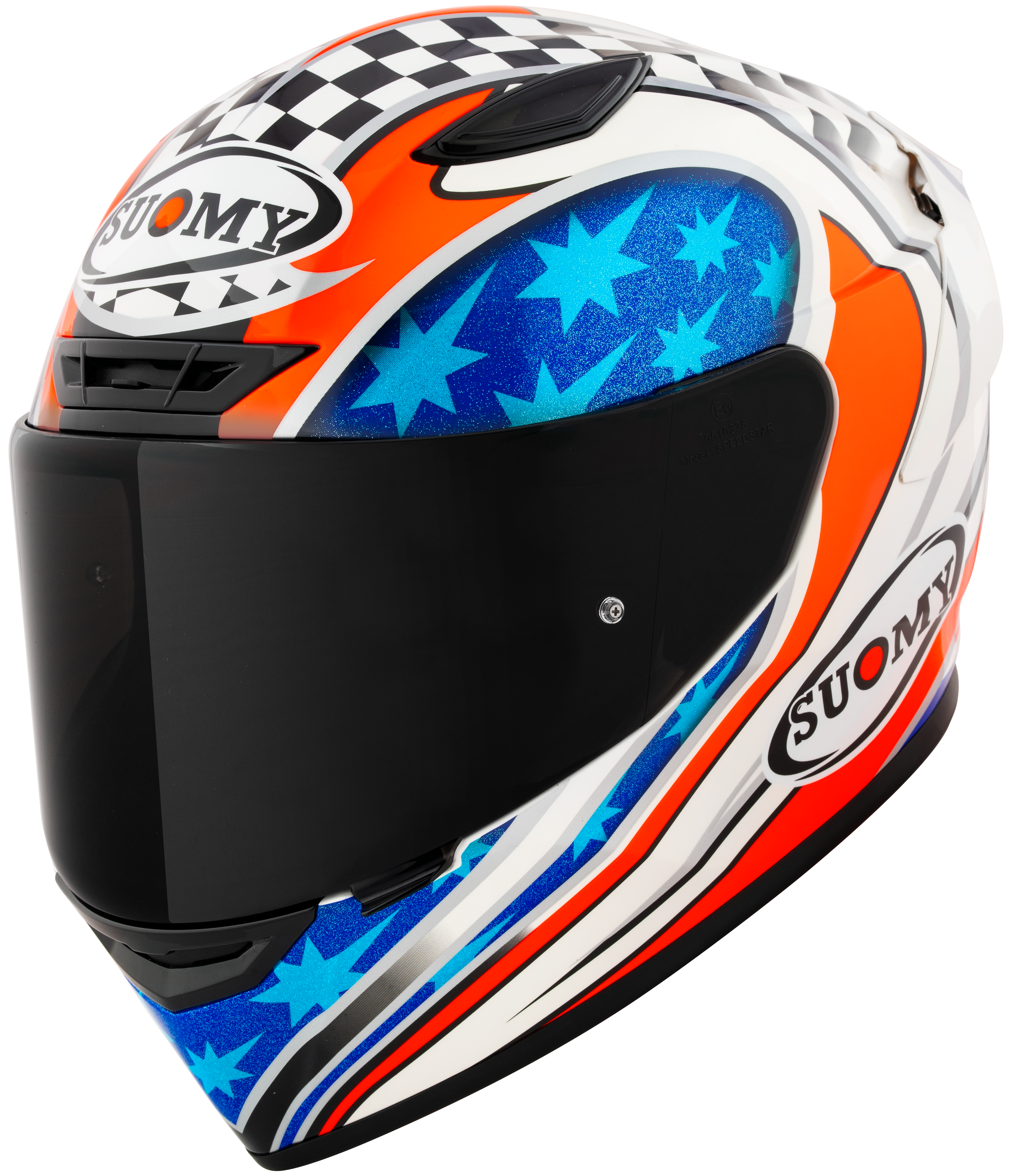 Suomy Track-1 Capacete Troy Bayliss 2002 Replica K6T10018 