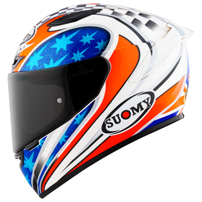 Suomy Track-1 Capacete Troy Bayliss 2002 Replica K6T10018 
