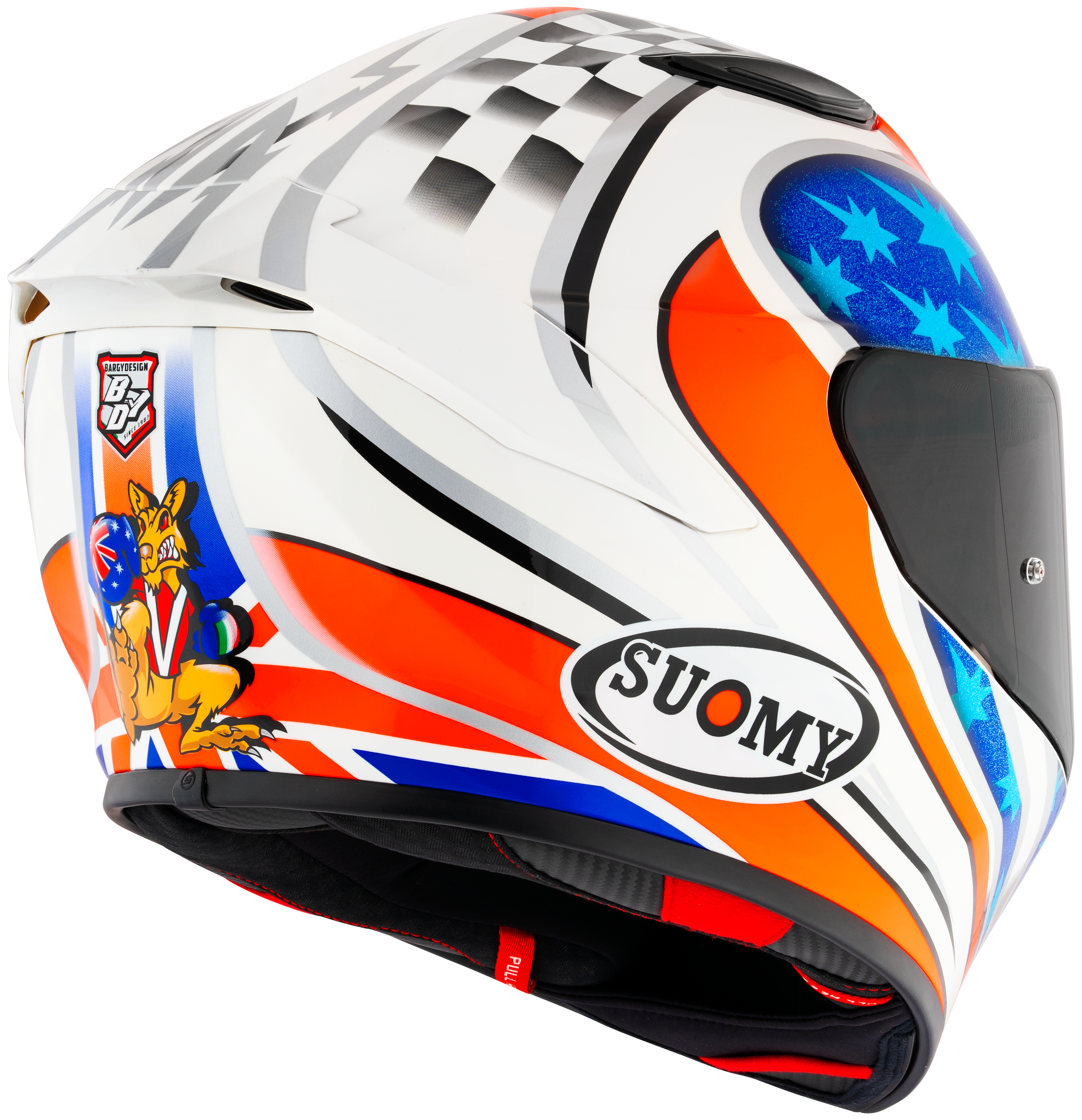 Suomy Track-1 Capacete Troy Bayliss 2002 Replica K6T10018 