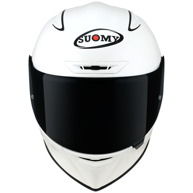 Capacete Suomy Track-1 branco brilhante K6T100W3 