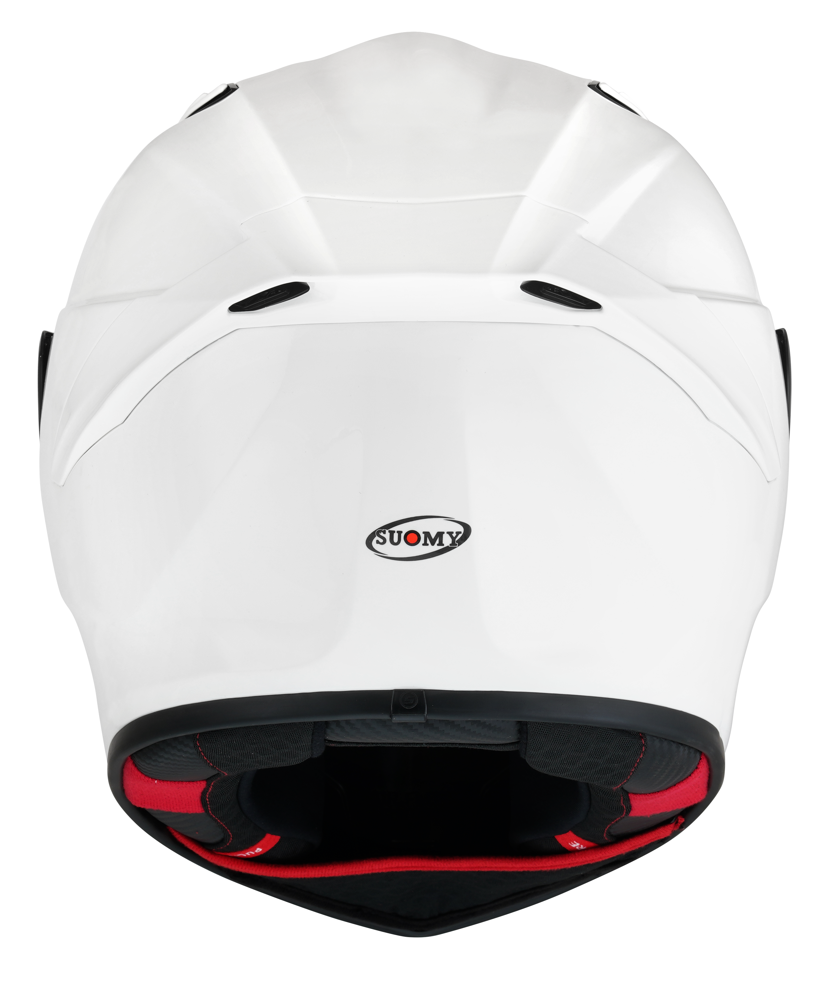 Capacete Suomy Track-1 branco brilhante K6T100W3 