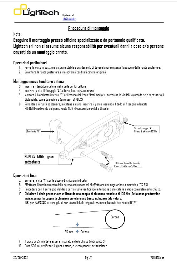 Tensionador de corrente LighTech Honda CBR 1000 RR SC59 (08-16) TEHO002 