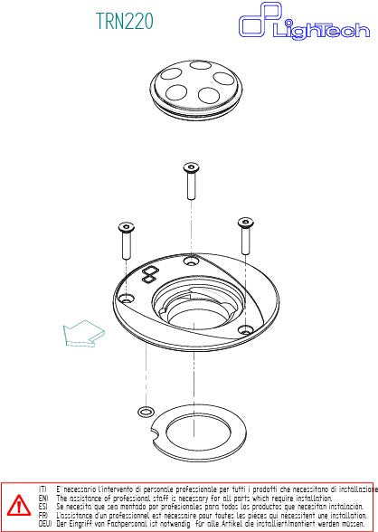 Tampa de depósito de combustível com fecho de rosca LighTech Suzuki GSX-R 600/750 (04-16) TRN220 