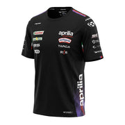 Camisola (T-Shirt) Replica da Equipa de Corridas Aprilia 2026 para Homem IXON 
