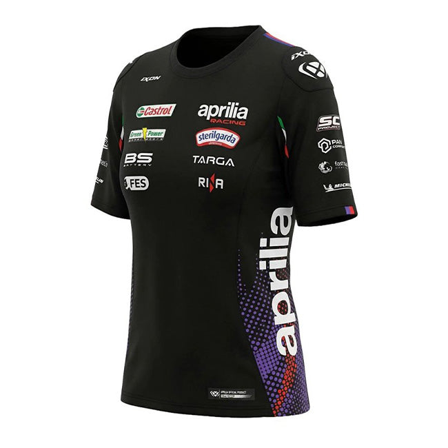 Camisola Polo de Réplica do Aprilia Racing Team 2026 para Mulher IXON 