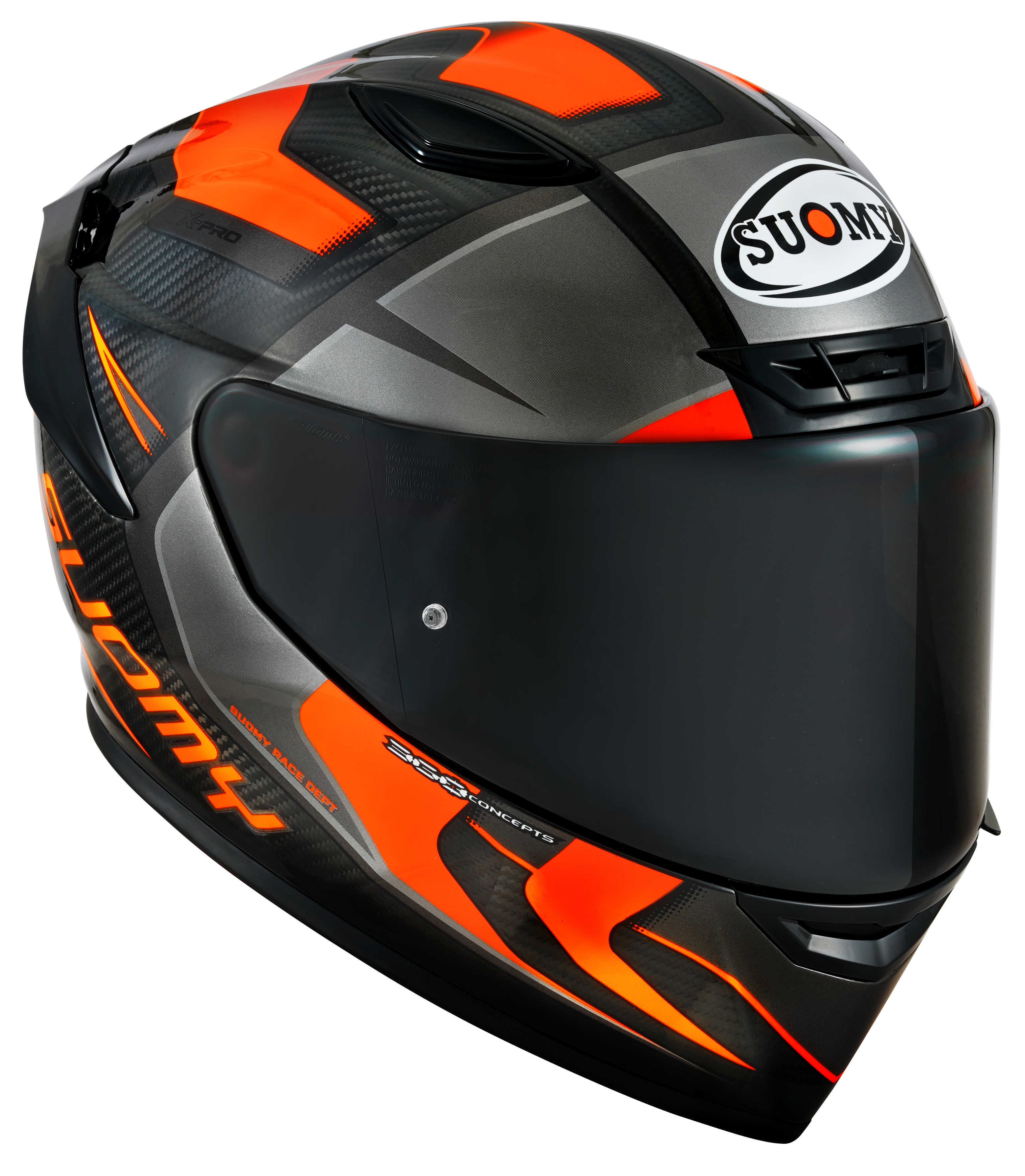 Capacete Suomy TX-Pro Carbon Advance Laranja Fluorescente K6TX0004 