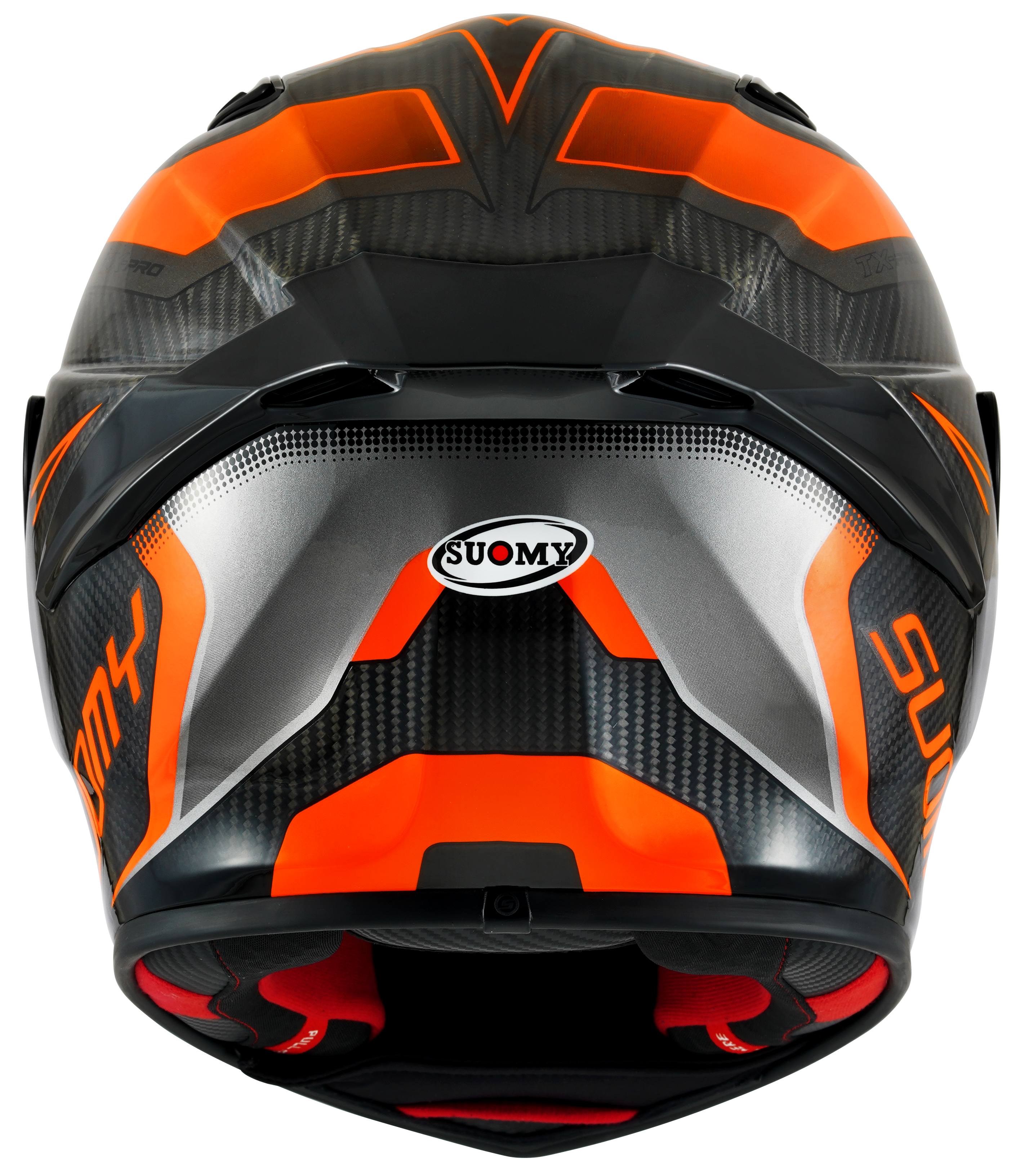 Capacete Suomy TX-Pro Carbon Advance Laranja Fluorescente K6TX0004 