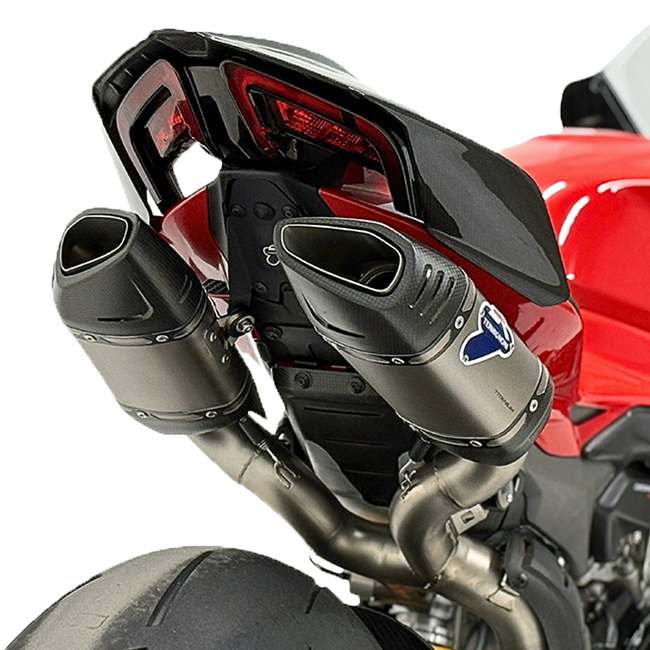 Sistema de escape completo em titânio Termignoni para Ducati Panigale V4/S (25-26) D23109400TTC 