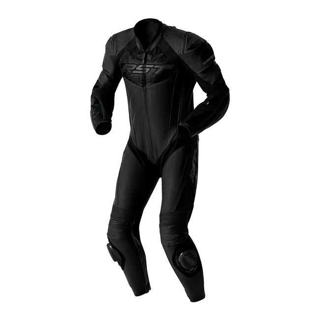 RST Tractech EVO D3O fato macaco Macacão de couro – Fato de corrida perfurado | homem | preto | 103634 