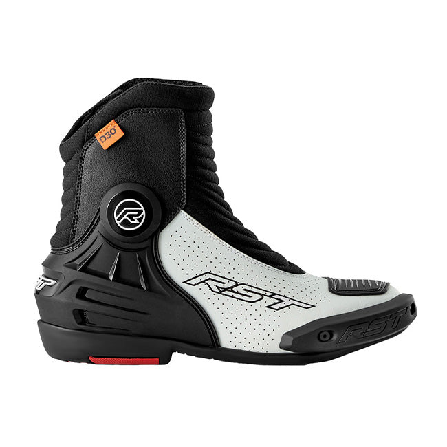 RST Tractech EVO D3O Botas Curtas de Motocicleta | Homem | Branco/Preto | 103697 