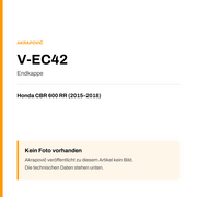 Akrapovic Endkappe Honda CBR 600 RR (15-18) V-EC42 — Platzhalter, kein Herstellerfoto verfügbar