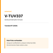 Akrapovic Geräuschdämpfer-Einsatz Yamaha R7 (26-26) V-TUV337 — Platzhalter, kein Herstellerfoto verfügbar