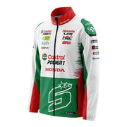 LCR Honda Racing Team Johann Zarco #5 Casaco de fato de treino em zip (réplica) 2026 para homem IXON 