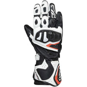 IXON Vortex GL Racing luvas de couro | Homem | Branco/Vermelho/Preto 