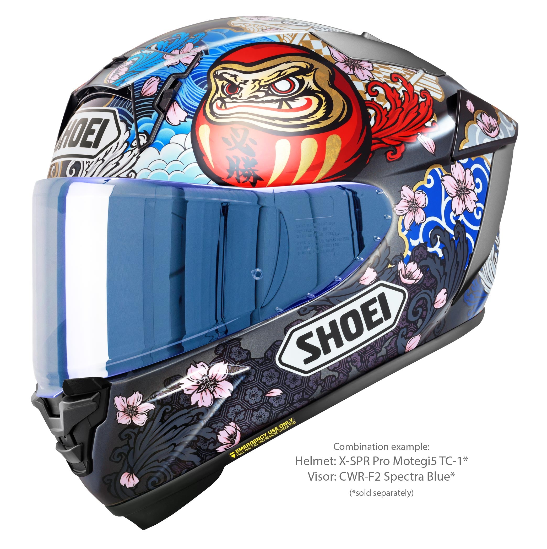 Shoei X-SPR PRO Capacete Márquez Motegi5 TC-1 - Réplica de Marc Márquez Motegi 2024 