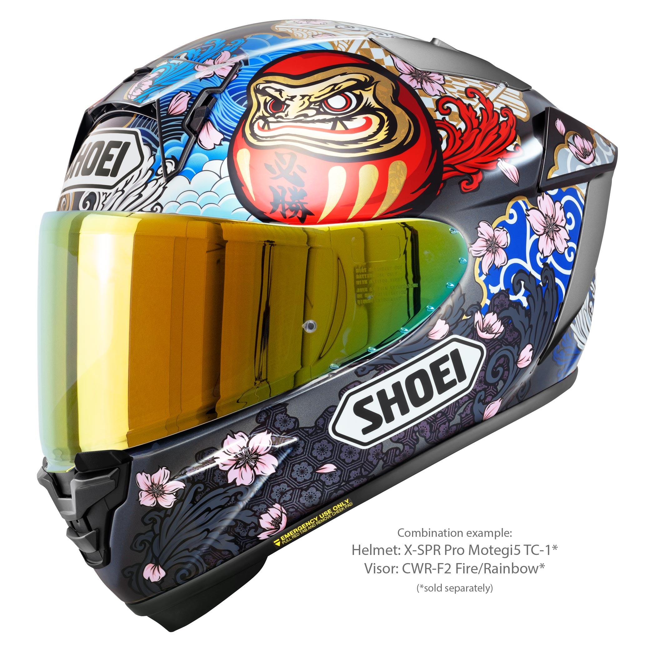 Shoei X-SPR PRO Capacete Márquez Motegi5 TC-1 - Réplica de Marc Márquez Motegi 2024 
