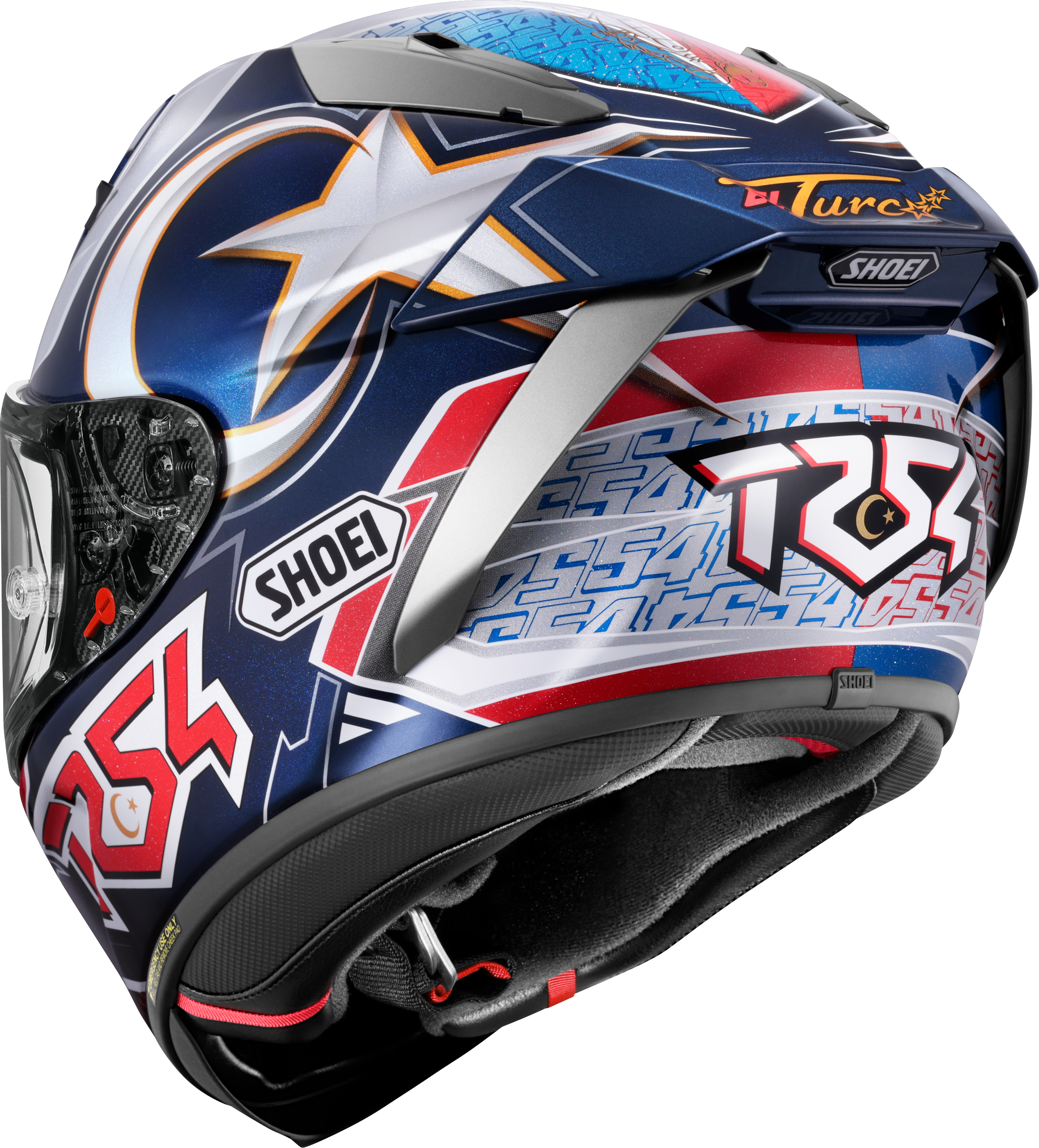 Capacete Shoei X-SPR PRO Replica de Toprak Razgatlıoğlu 2025 