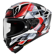 Capacete Shoei X-SPR PRO Valion TC-1 Vermelho / Cinza 