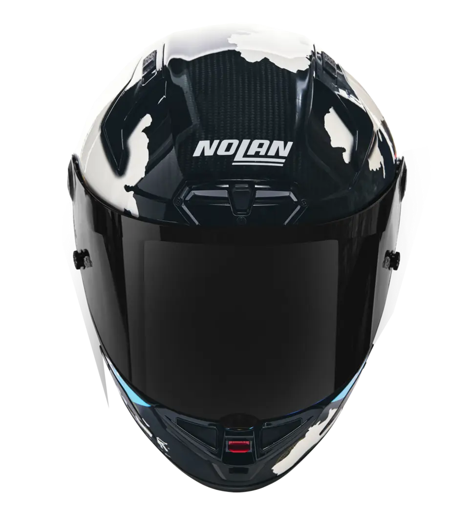 Nolan X-804 RS Capacete Ultra Carbono Carlos Checa Réplica Edição Especial 30º Aniversário 355 