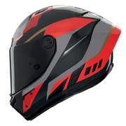 Nolan X-804 RS Capacete Ultra Carbon Lesmo Vermelho/Cinza/Dourado 362 